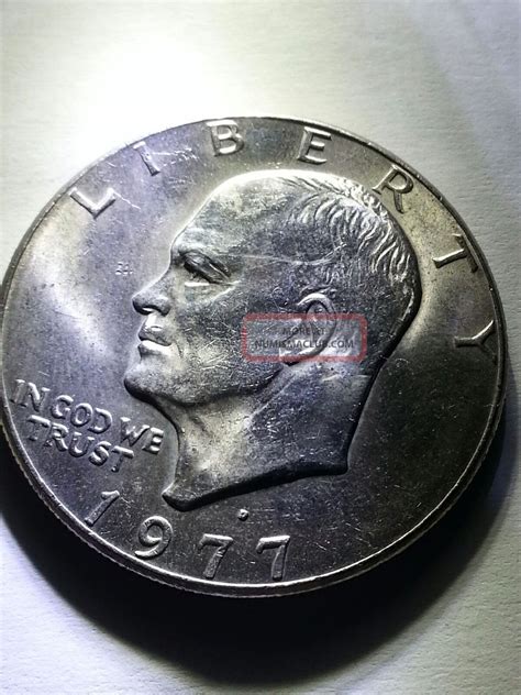 1977 D Eisenhower Dollar Double Die Us Error Coin