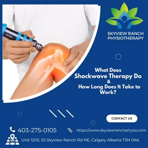 What Does Shockwave Therapy Do How Long Does It Take To Work