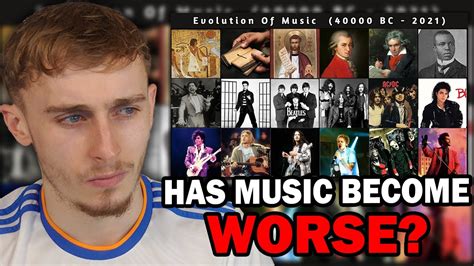 Reacting To The Evolution Of Music Bc Youtube