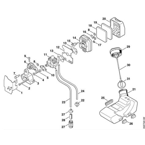 Stihl HT 75 Pole Pruner HT75 Parts Diagram D Air Filter