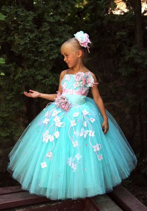 Venta vestidos de graduacion azul turquesa para niña en stock