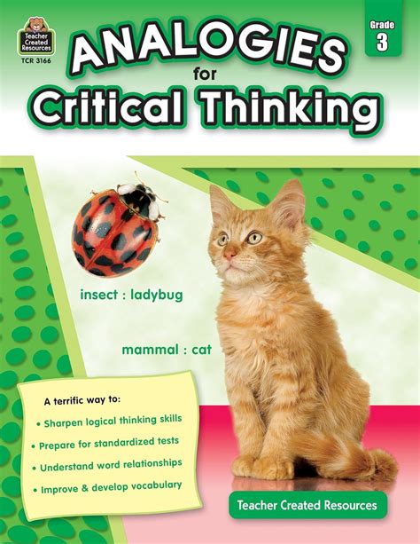 Analogies For Critical Thinking Grade 3 Grade 3 Foster Ruth Teacher Created Resources Staff