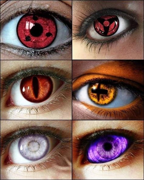 Como Seriam Os Doujutsus Na Vida Real Olhos Do Naruto Olhos