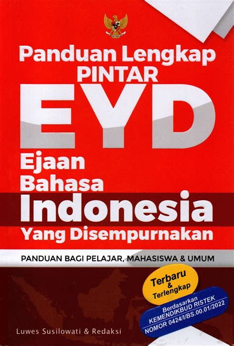 Jual Buku Panduan Lengkap Pintar Eyd Ejaan Bahasa Indonesia Yang