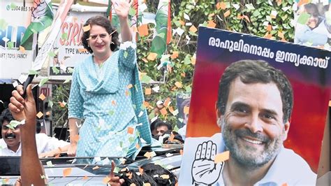 Bjp Continues To Take Jibe At Congress Over Priyankas Candidature In