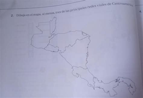 Dibuja En El Mapa Al Menos Tres De Las Principales Redes Viales De