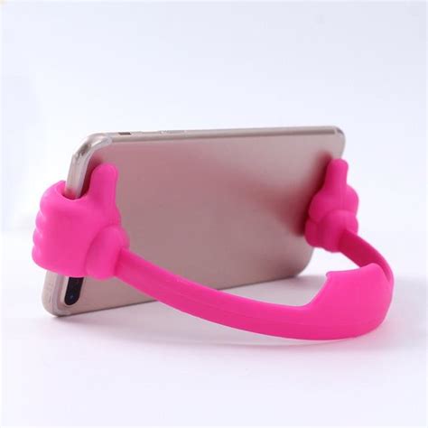 Cheap Thumbs Up Cell Phone Holder Adjustable Silicone Tablet Stand