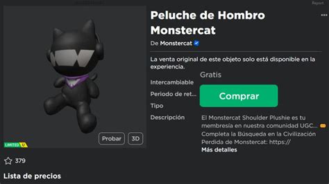 COMO CONSEGUIR Peluche De Hombro Monstercat COMPLETAMENTE GRATIS EN