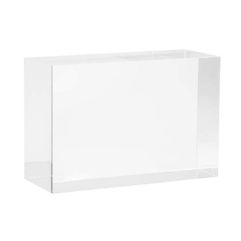 Buy Clear Solid Acrylic Block X X All Diamond Polished