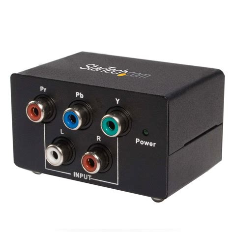 Component to VGA Video Converter w Audio Conversores de Señal de