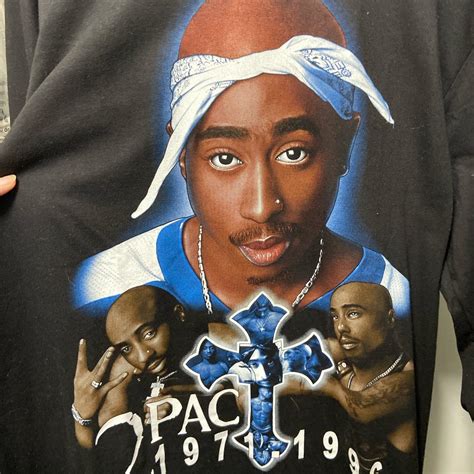 Long Sleeve Tupac Pac Rap Tee Tag The Roxx Size Depop