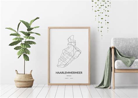 Haarlemmermeer Municipality Map Digital Printable Vector - Etsy