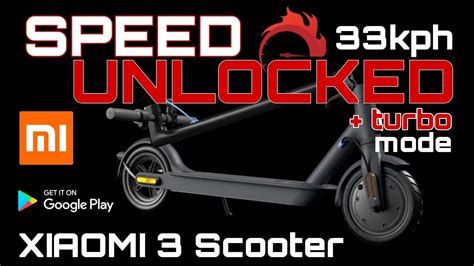 XIAOMI 3 SCOOTER SPEED UNLOCK 35 KPH TURBOMODE SPEED HACK YouTube