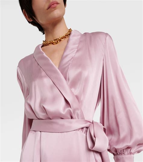 zimmermann silk satin wrap dress | Dresses Images 2024