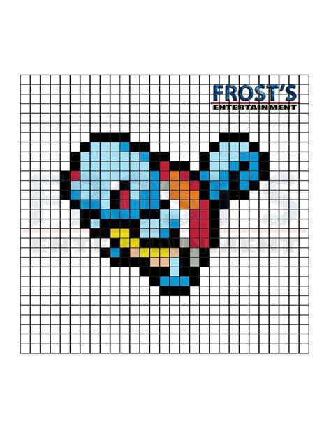 Pok Mon Perler Bead Squirtle Pattern Perler Bead Pokemon Patterns