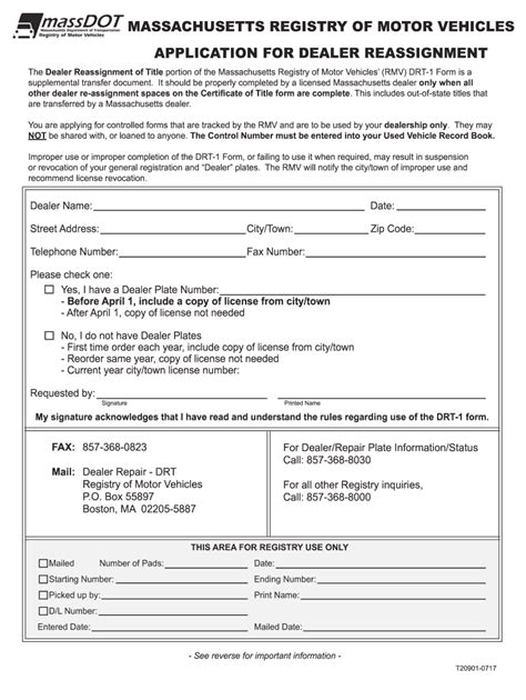 Wv Dealer Reassignment Form