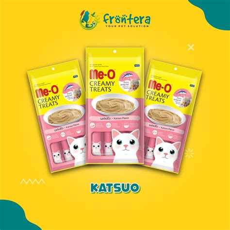 Jual ME O CREAMY TREATS 60gr Meo Snack Meo Liquid Meo Creamy Creamy Cat