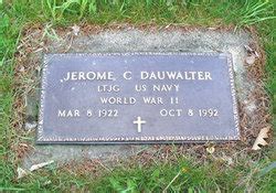 Jerome Charles Dauwalter Sr 1922 1992 Homenaje De Find A Grave