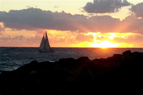 Solve Sailboat At Sunset Mission Beach Ca Jigsaw Puzzle Online With