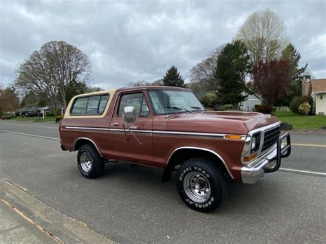 1979 FORD BRONCO XLT Survivor 70 000 Orig Miles Very Stock Super