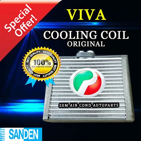 Perodua Viva Original Sanden Cooling Coil Evaporator Car Aircond