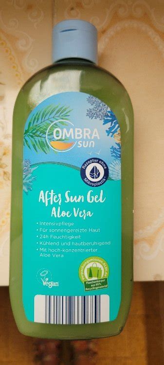 Ombra Sun After Sun Gel Aloe Vera INCI Beauty