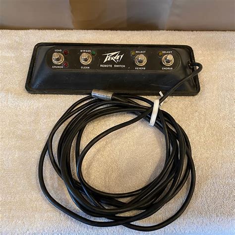 Peavey 4 Button Footswitch For Stereo Chorus 212 And More Reverb