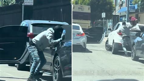 Sf Car Break Ins Video Shows Thieves Break Into 3 Cars In Less Than 2