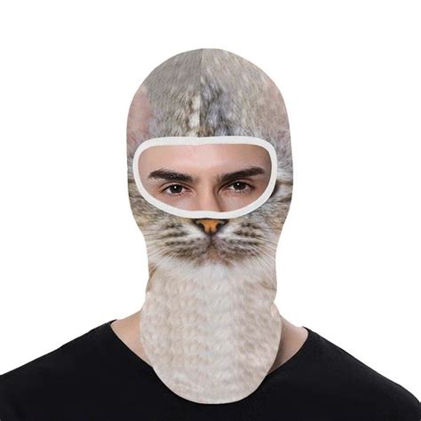 Cat Animal Ski Mask Balaclava Cat Petite Face Full Face Mask Cover