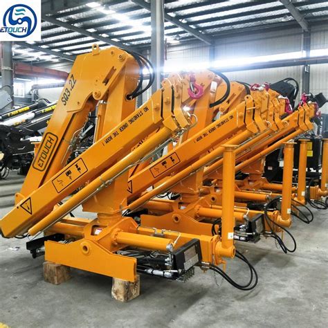 Professional Articulated Knuckle Boom Constructure Truck Mounted Crane