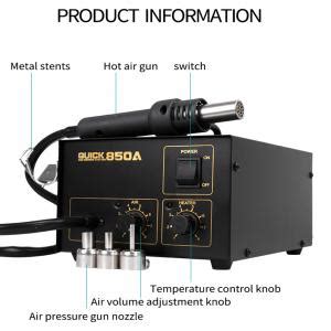 Quick A A V Smd Rework Station Hot Air Gun Desoldering Tool