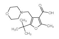 Ácido 5 terc butil 2 metil 4 morfolin 4 ilmetil furan 3 carboxílico