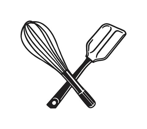 Whisk And Spatula Drawing By Csa Images Fine Art America