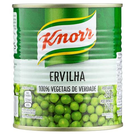 Ervilha Em Conserva Knorr Lata 170g Supermercado Canteiros Qe 44