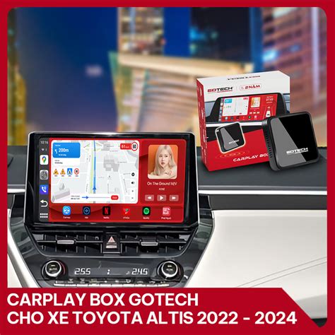 Android Box GOTECH Cho Xe Toyota Altis 2022 2024