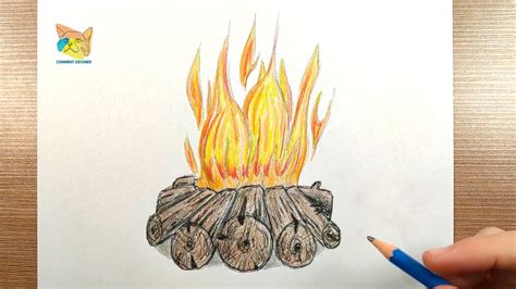 Comment Dessiner Un Feu De Camp YouTube