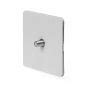 Soho Lighting White Metal Flat Plate Gang Satellite Socket Wht Ins