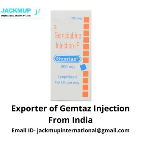 Gemtaz Injection Gemcitabine 200 Mg At Rs 1455 68 Vial In Nagpur