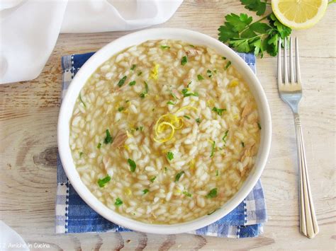 Risotto Al Tonno Rosa E Limone Leggero E Delicato Amiche In Cucina