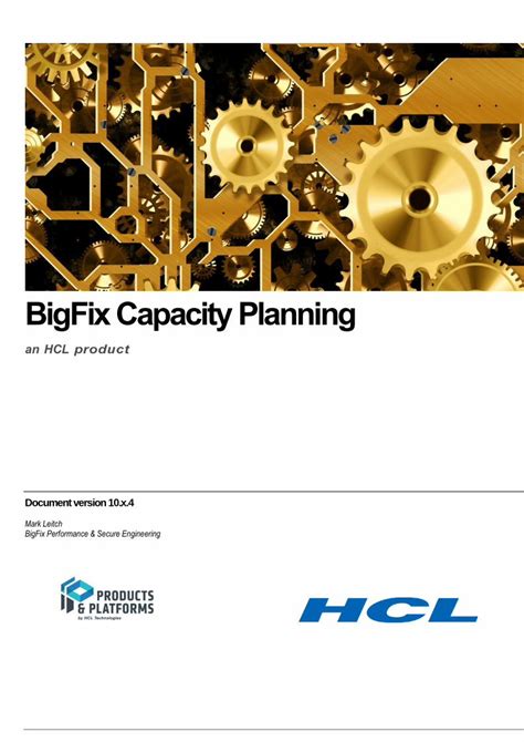 PDF BigFix Capacity Planning DOKUMEN TIPS