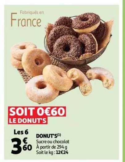 Promo Donut S Chez Auchan Icatalogue Fr