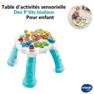 Table d activités sensorielle des P tits loulous pour enfant Vtech