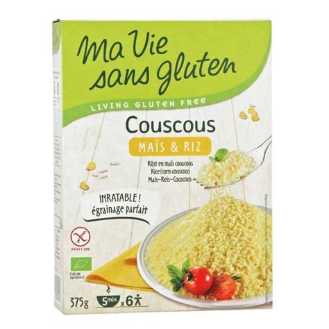 Cuscus Din Porumb Si Orez Fara Gluten 375g Ma Vie Sans Gluten