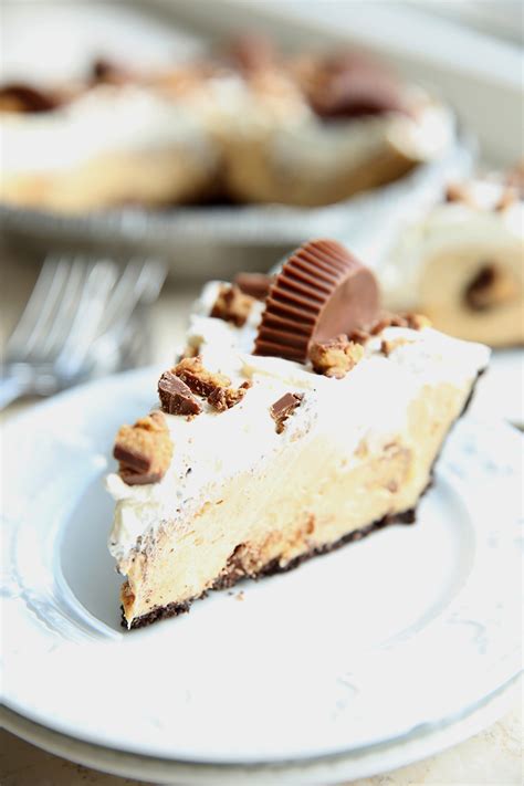 No-Bake Reese's Peanut Butter Pie - Real Life Dinner