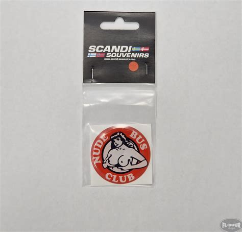 Nude Bus Club 3D Klistermærke