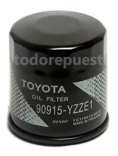 Filtro Aceite Toyota Corolla Yaris Terios Starle Yzze Mercadolibre