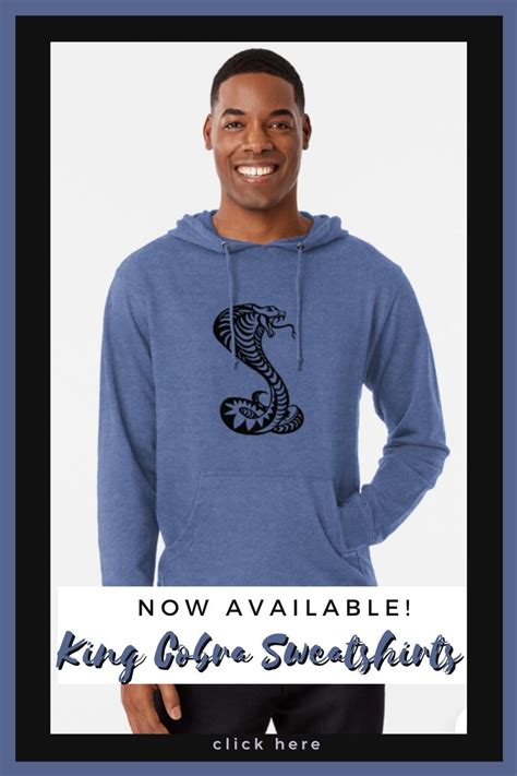 King Cobra Snake Design Lightweight Hoodie By Corie Mae Dark