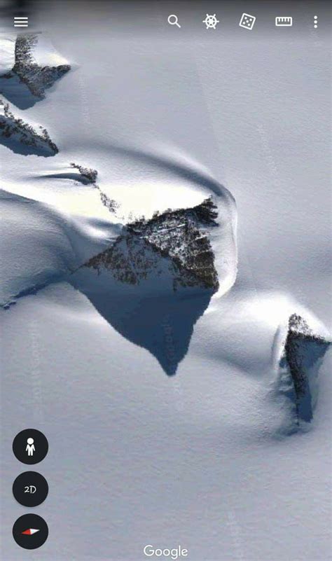 Pyramids Have Been Found Throughout Antarctica The Google Map