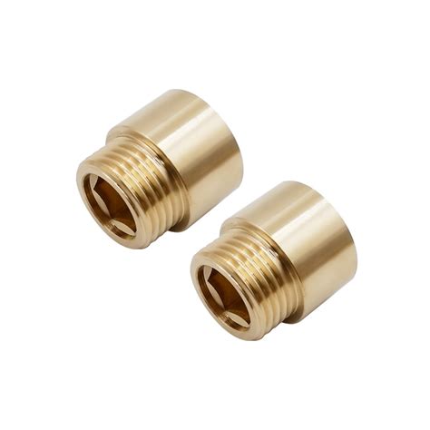 12 Extension Brass Fitting Male Female Thread Pipe Nipple Connector Adapte Forged Screw