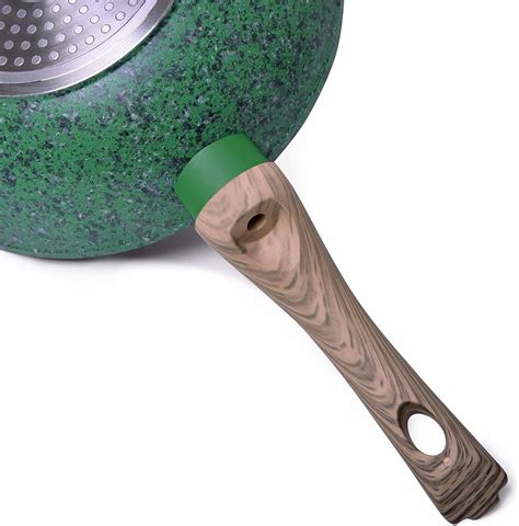 Fissman Deep Frying Pan MALACHITE 28 Cm EcoStone Coating Bakelite